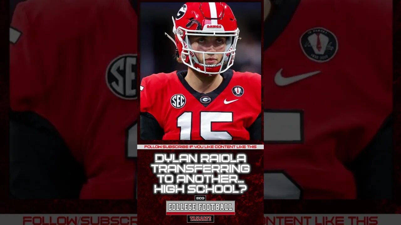 Dylan Raiola is Treating High School Like College... Not Good #shorts #dylanraiola #georgiabulldogs