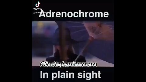 Adrenochrome junkie elites