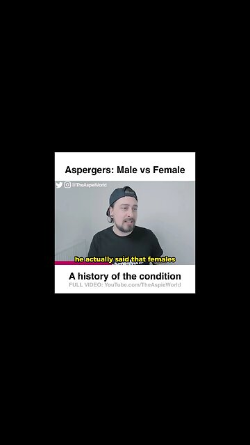 Aspergers Male vs Female @TheAspieWorld #autism #shorts #actuallyautistic