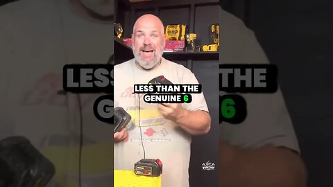 Shocking Discovery Knockoff Battery Weighs Less Than Genuine DeWalt