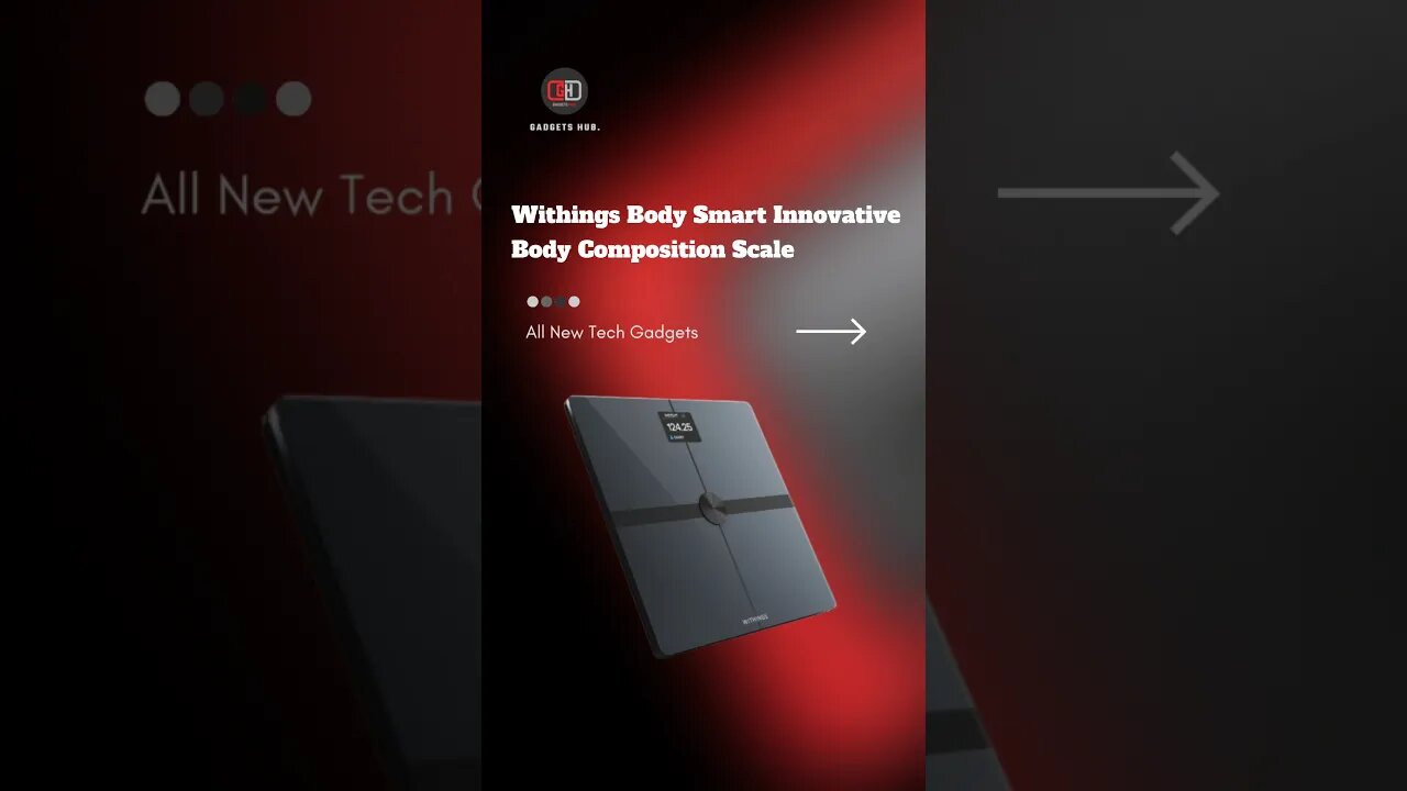 Withings Body Smart Innovative Body Composition Scale #gadgets #coolgadgets #shorts