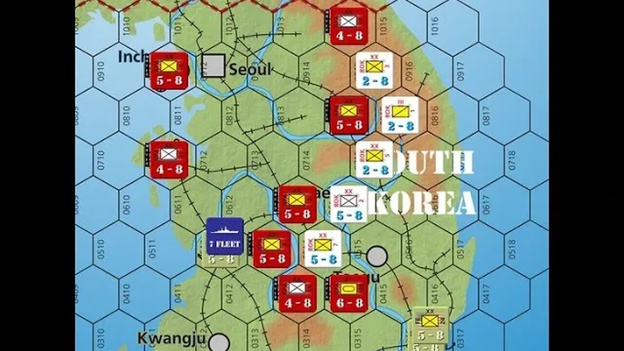 MDG MacArthur's War July 50 - KPA Attack continues