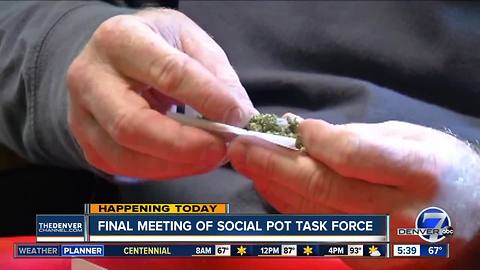 Final meeting of social pot task force