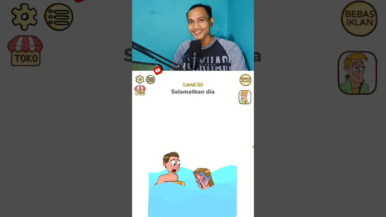 Menyelamatkan wanita yang hampir tenggelam | Impossible date level 24 #shorts #saidnesia #game