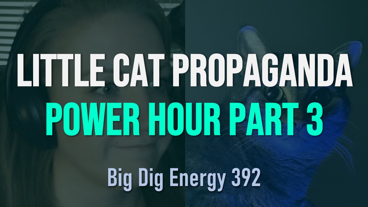 Big Dig Energy 392: Little Cat Propaganda Power Hour Part 3