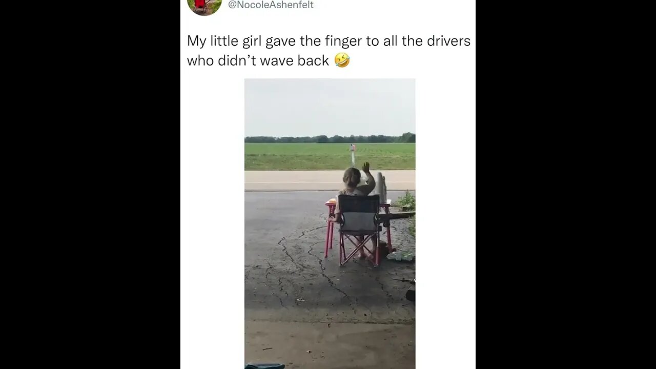 IF YOU DON'T WAVE BACK, I WILL GIVE YOU THIS 😜