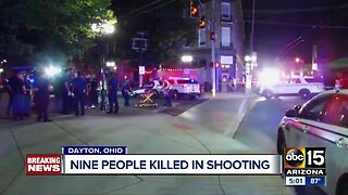 Nine killed in Dayton, Ohio shooting