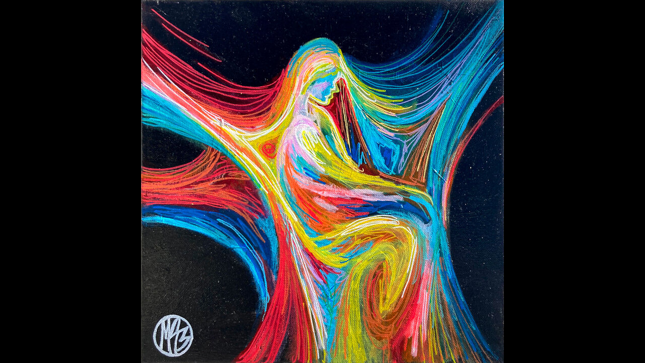 'Enveloped' Original Art Painting Timelapse 10-17-23