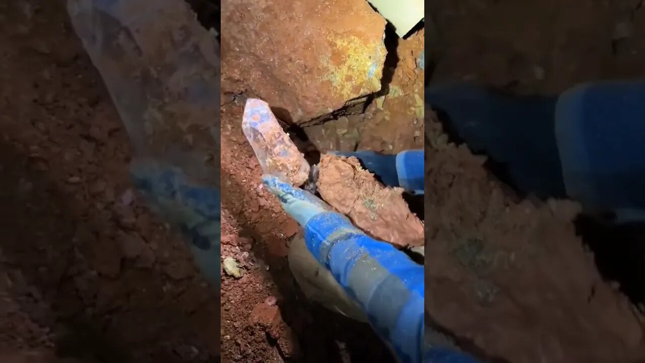 Hace 300 millones de años en Arkansas, la roca oceánica fue formando estos cristales de cuarzo