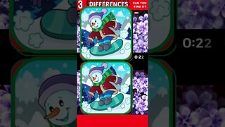 3 DIFFERENCES GAME | #91