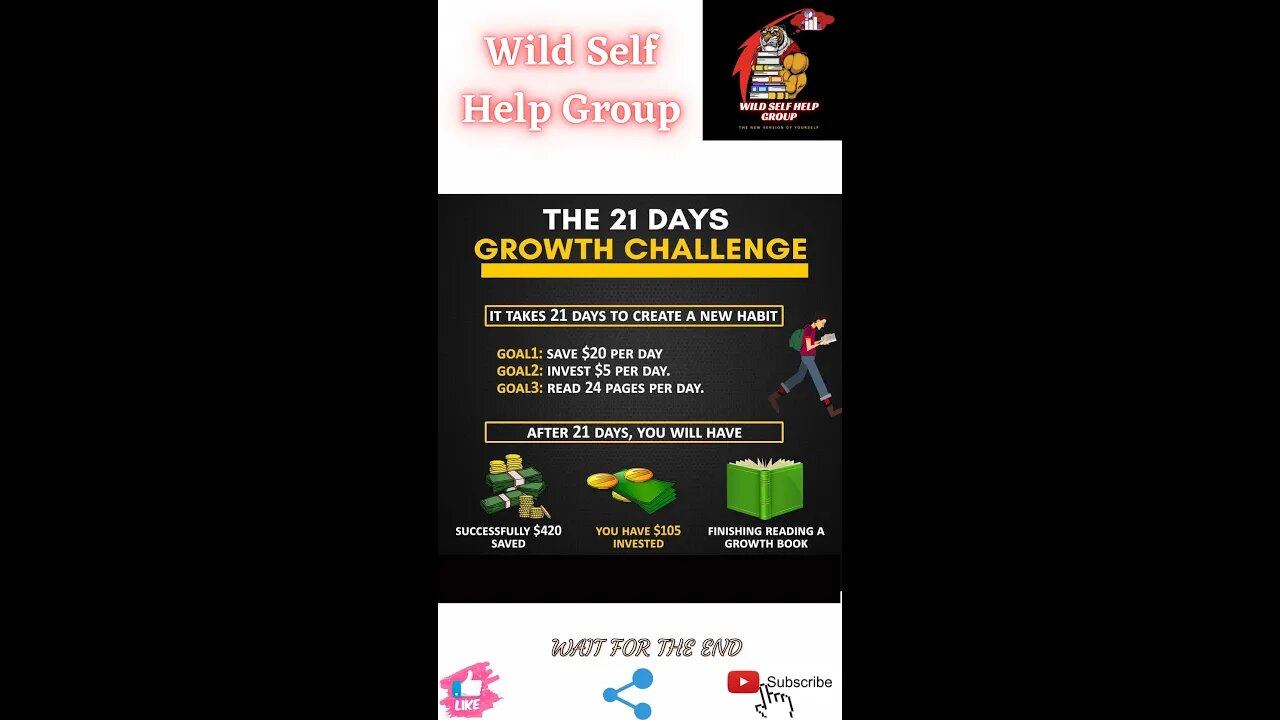🔥The 21 days growth challenge🔥#shorts🔥#motivation🔥#wildselfhelpgroup🔥15 march 2022🔥