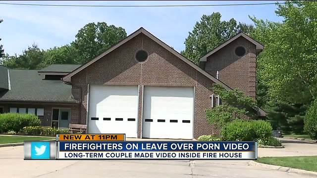 Two Ohio firefighters on paid leave for allegedly making porn at fire station