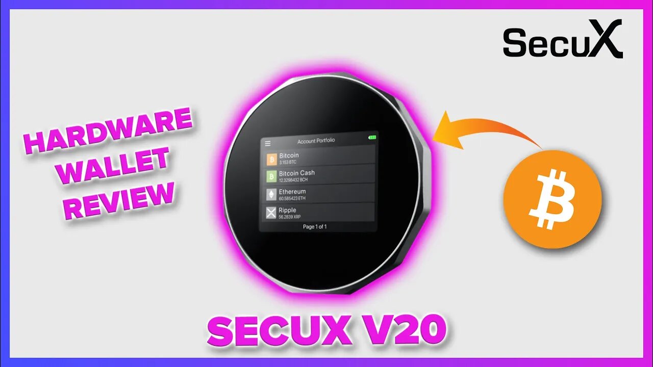 SecuX V20 | Hardware Wallet Review