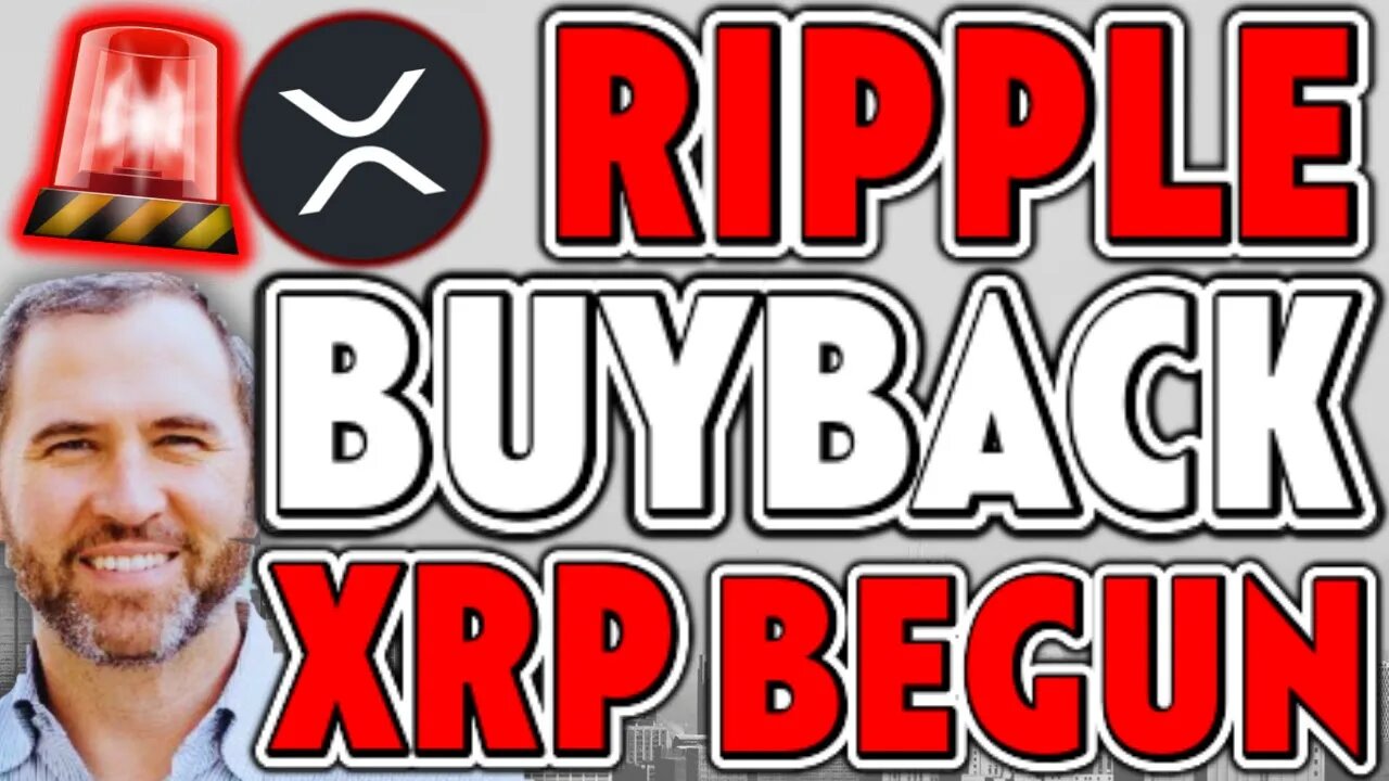 RIPPLE CONFIRMS XRP BUYBACK!! *MUST SEE* 💥
