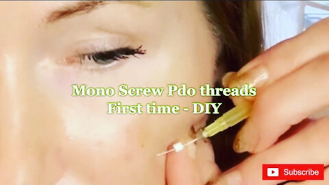 DIY PDO SCREW MONO THEADS - First time