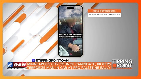 Elderly Man Breaks Down in Tears as Pro-Hamas Mob Swarms His Car | TIPPING POINT 🟧
