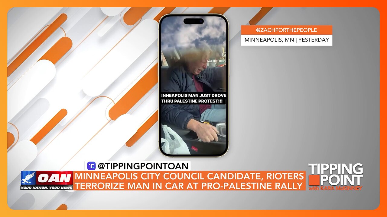 Elderly Man Breaks Down in Tears as Pro-Hamas Mob Swarms His Car | TIPPING POINT 🟧
