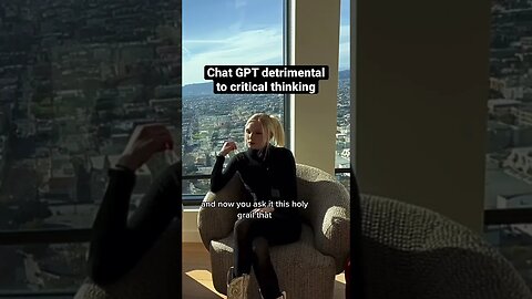 Chat GPT bad for education and critical thinking? What do you think