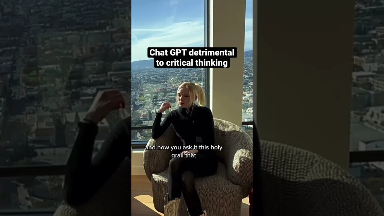 Chat GPT bad for education and critical thinking? What do you think