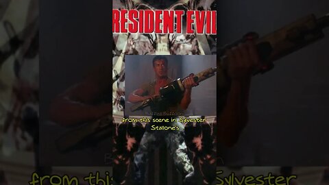 SOLVED: Resident Evil's Cover Mystery, Feat. Sylvester Stallone ?! #shorts #trivia