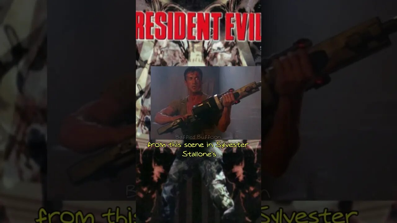 SOLVED: Resident Evil's Cover Mystery, Feat. Sylvester Stallone ?! #shorts #trivia