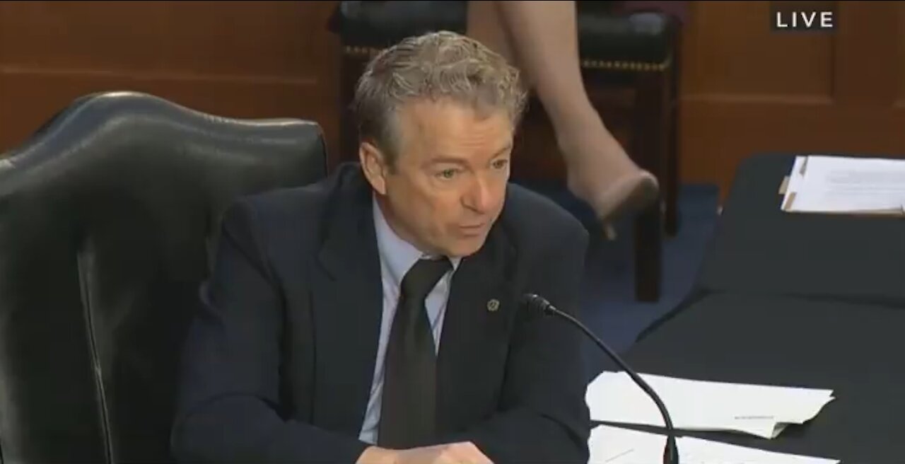 Rand Paul And Fauci Have Heated Fight About Masks