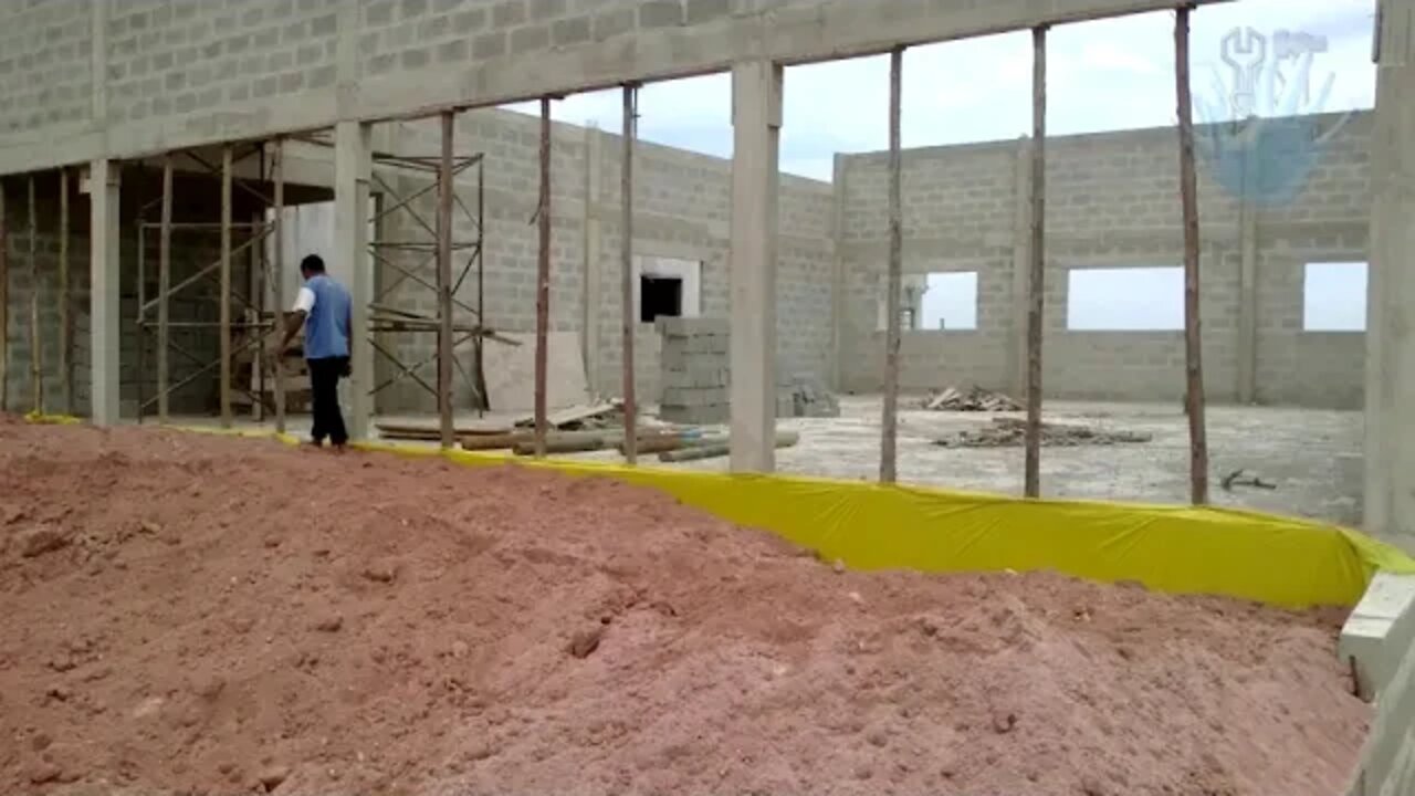 155 Faça você Aterramento e vedação com Lona Plástica ImpermeabilizaçãoProteger umidade