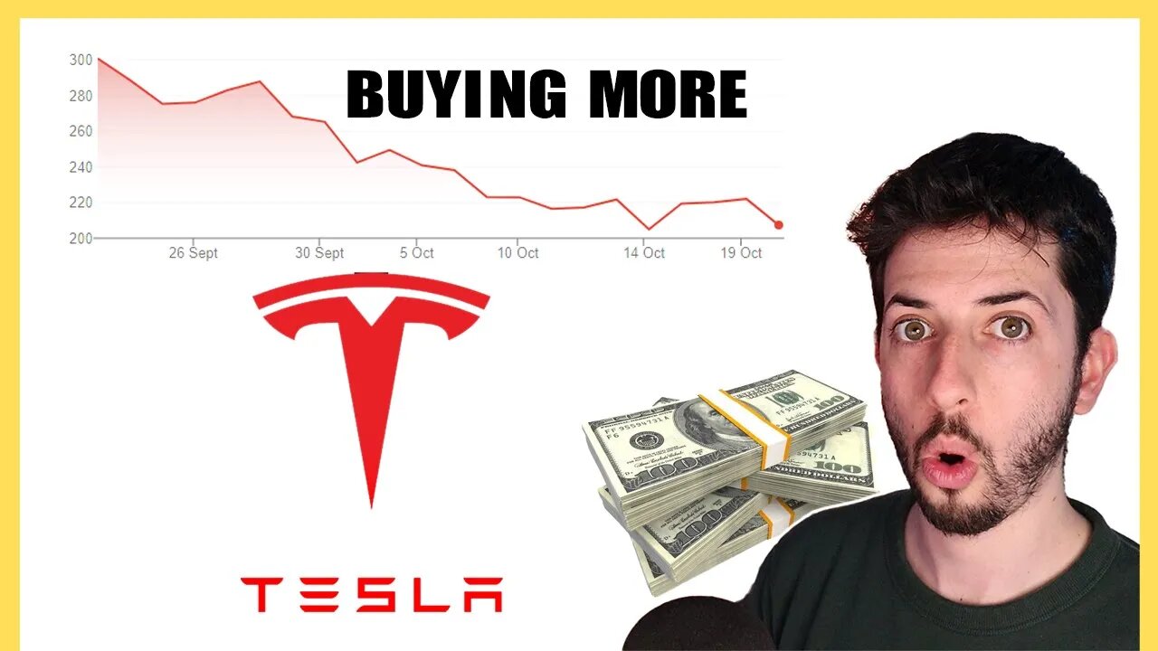 Tesla Crash? Why I'm Buying More Shares of Tesla | TSLA Stock