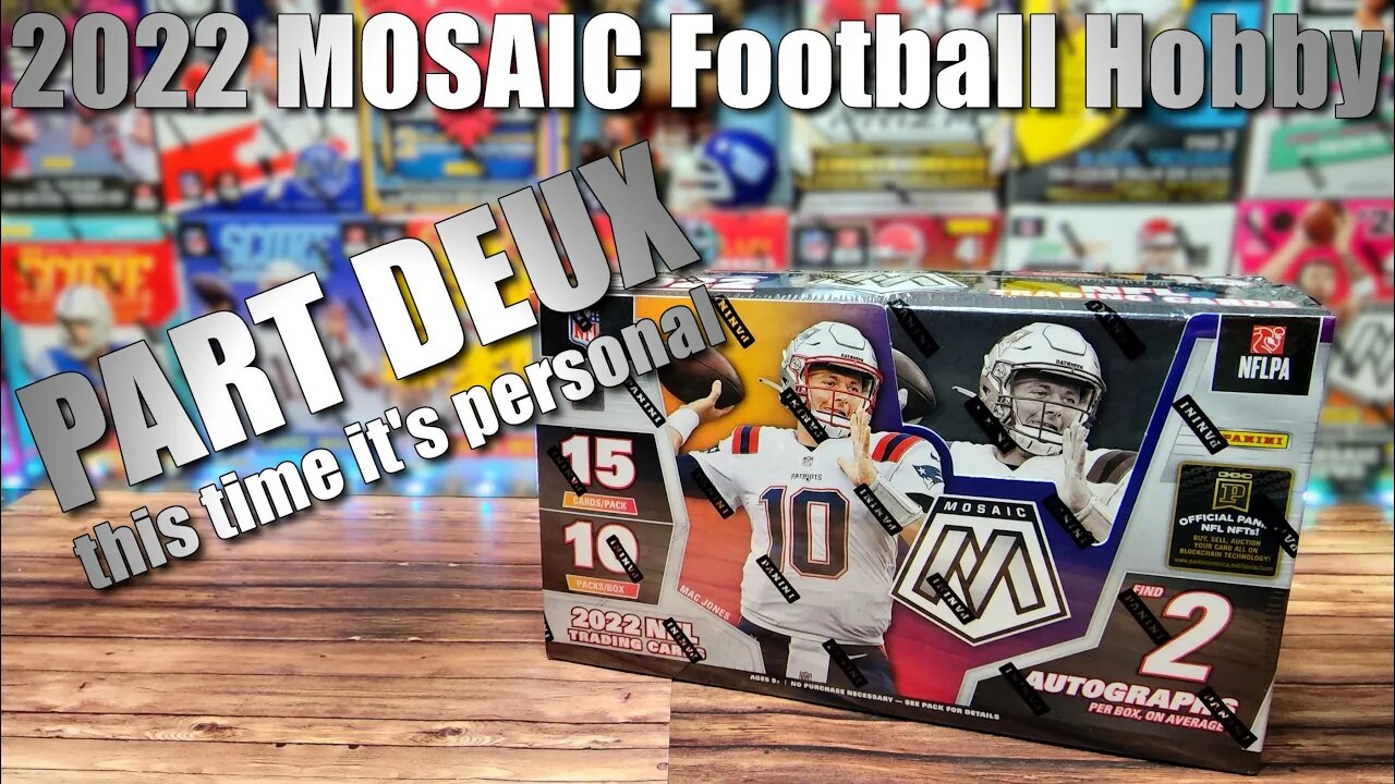 2022 Mosaic Football Hobby Box | Part Deux - Football Cards in a Half Shell