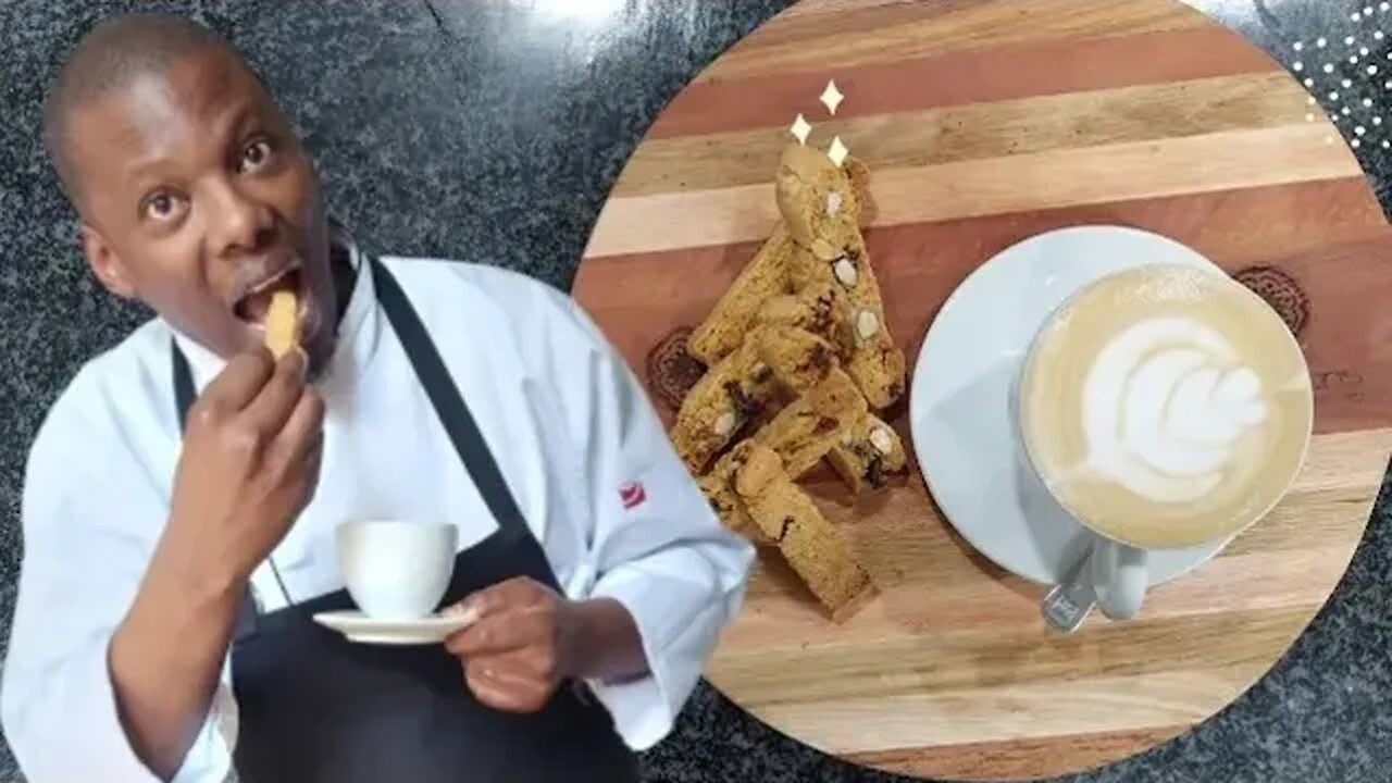 Homemade crispy biscottis