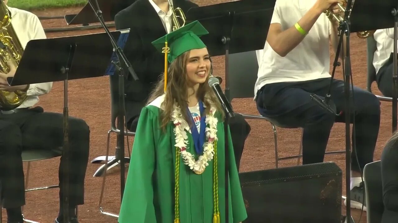 National Anthem Performance HS Graduation T-Mobile Park
