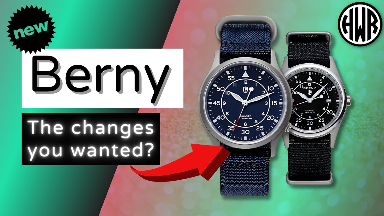 Berny T2566M Titanium (VH31) Seiko 5 Homage Comparison Review #HWR