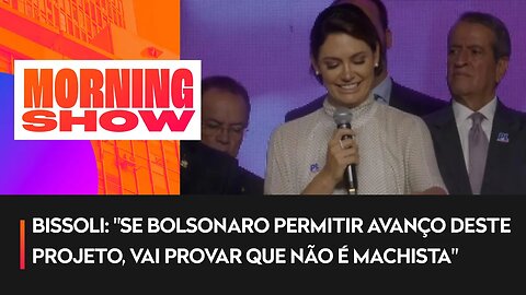 Bancada do Morning Show debate discurso de posse de Michelle Bolsonaro no PL Mulher