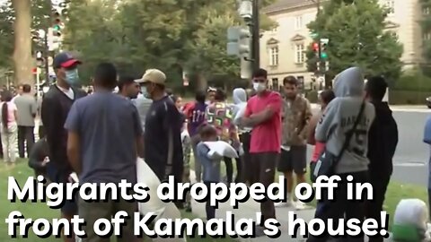 Texas sends two busloads of migrants outside home of Kamala