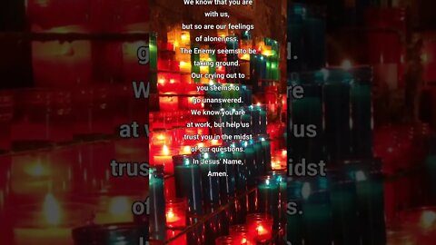 Minute Prayer. Prayer for Hope and Trust #shorts #shortsprayer #minuteprayers