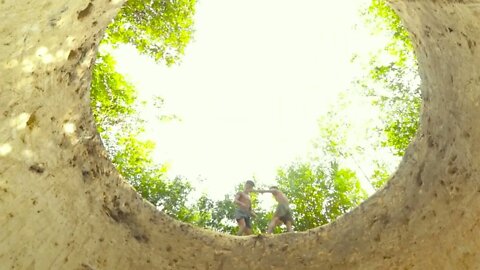 I Build Underground House Water Slide To Tunnel Underground Swimming Pools For hiding-4