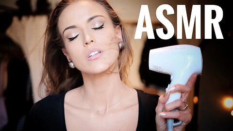 ASMR Gina Carla 😴 #Relaxing Hair Dryer Sound! My Weird Habit!