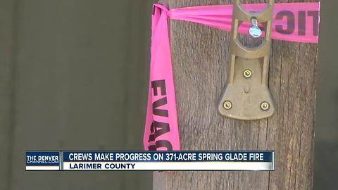 Spring Glade Fire: Crews make progress on 371-acre blaze burning in Larimer County