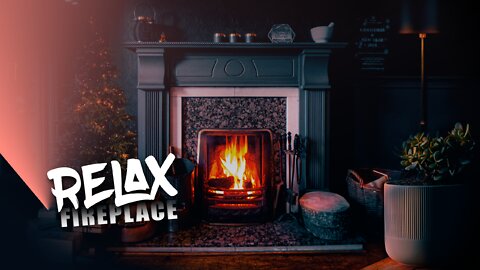 Sounds of rain and fire, cozy atmosphere - Relax! Fireplace 4k | RELAX IF