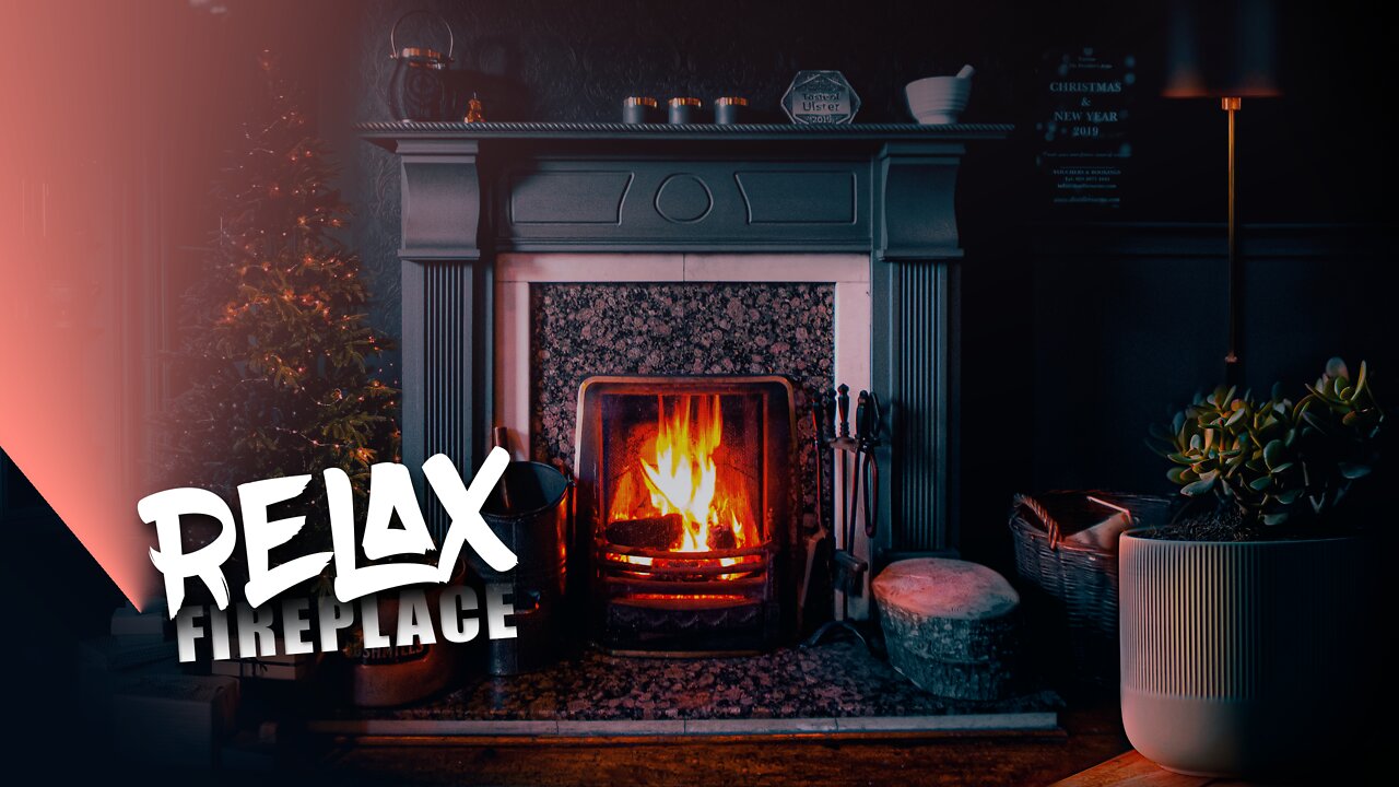 Sounds of rain and fire, cozy atmosphere - Relax! Fireplace 4k | RELAX IF