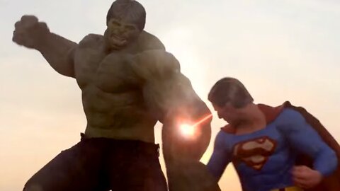 Superman vs Hulk - The fight part 2