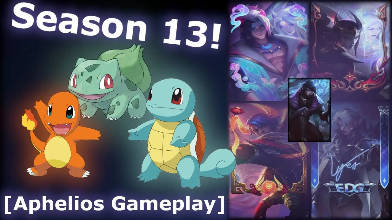Pokémon Season is Here!!! [Aphelios Gameplay]