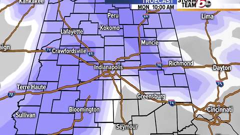 Snow returns tonight into Monday