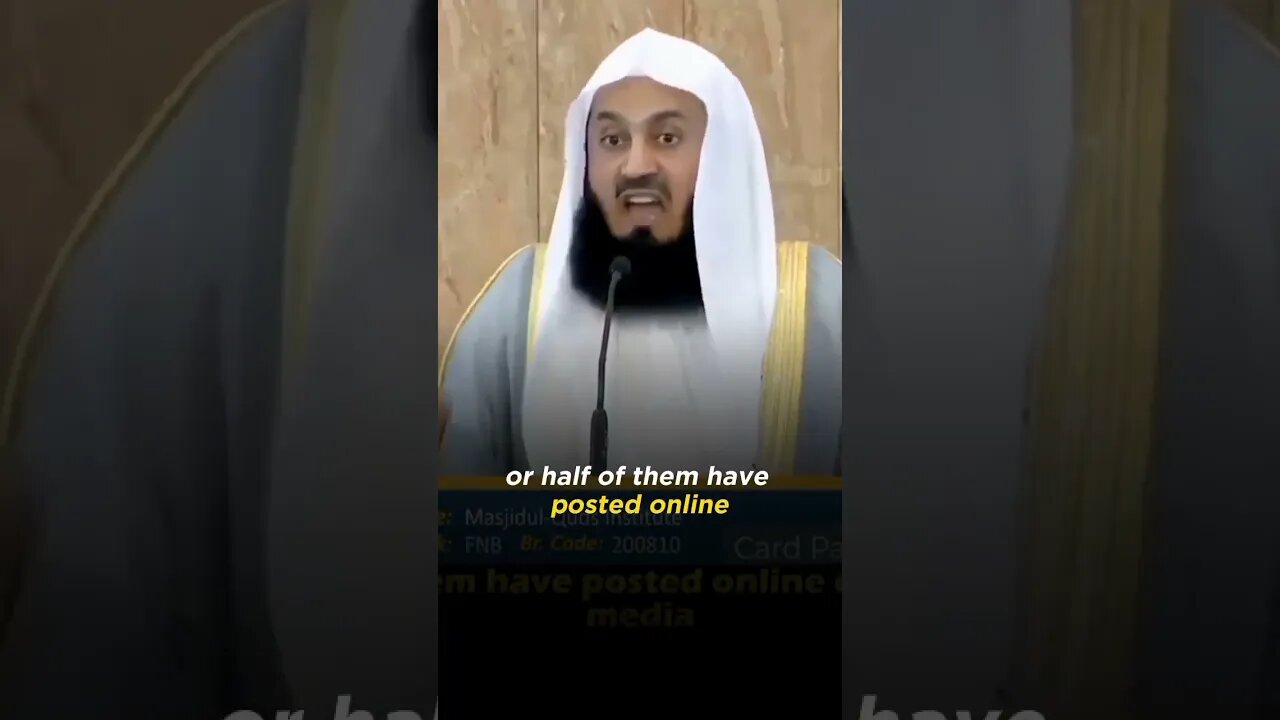 Are you addicted to your phone | Mufti Menk #dawah #shorts