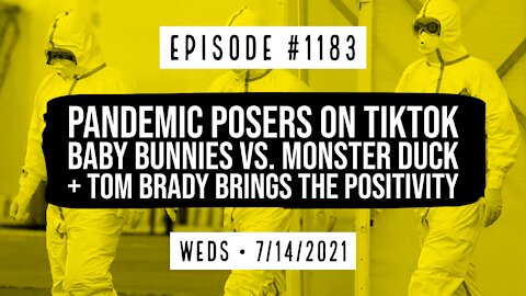 #1183 Pandemic Posers On TikTok, Baby Bunnies Vs Monster Duck, & Tom Brady Brings The Positivity
