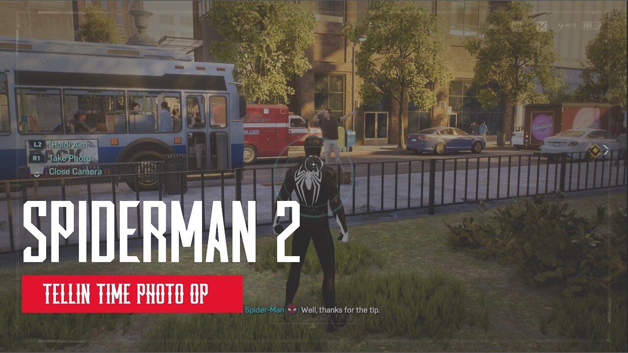 Spider Man 2 Tellin Time Photo Op Side Mission