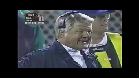 1999-09-13 Miami Dolphins vs Denver Broncos