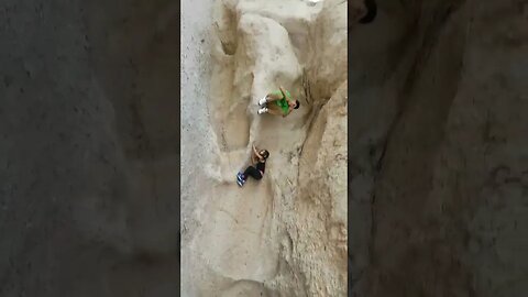 Kids Play at the Tonopah Caves