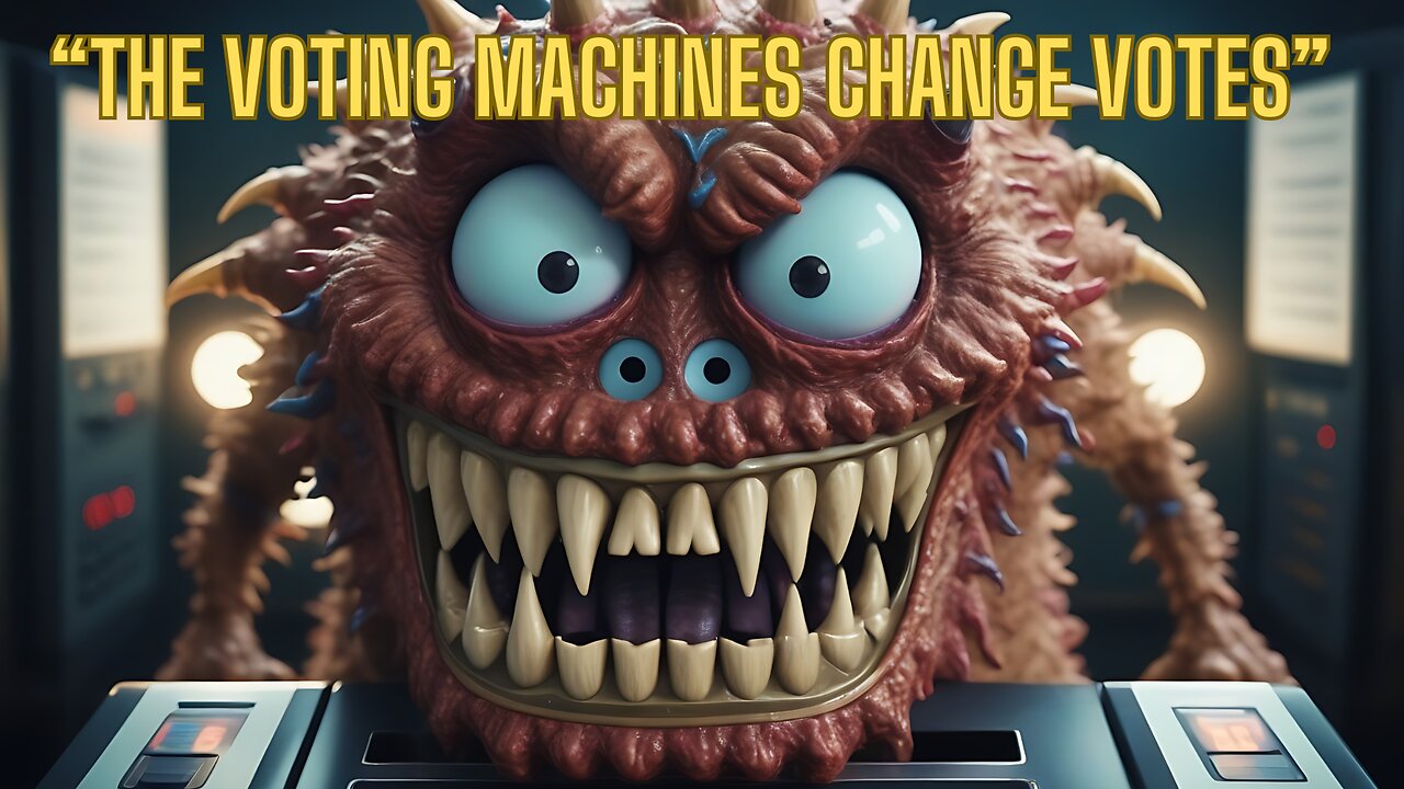 SPECIAL BROADCAST - VOTING MACHINE CHANGE VOTES!