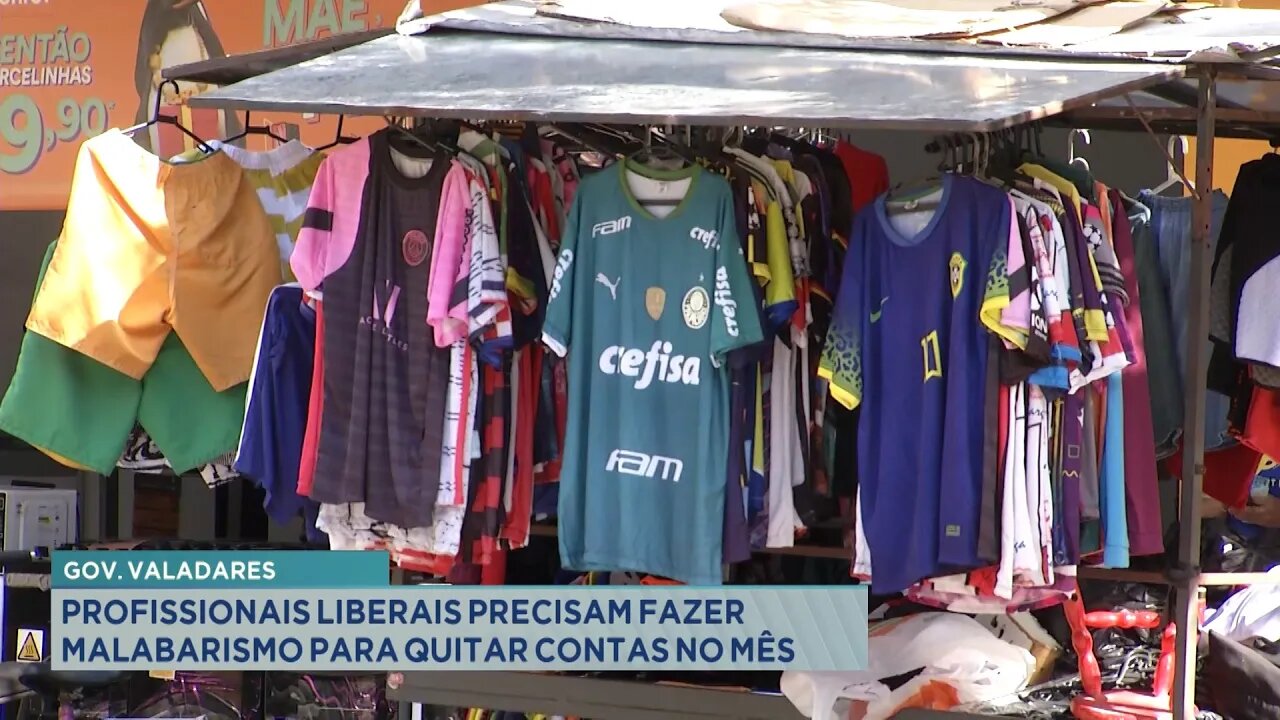 Gov. Valadares: Profissionais Liberais Precisam fazer Malabarismo para Quitar Contas no Mês.